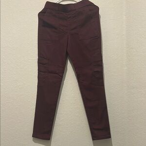 Burgundy Cargo Pants